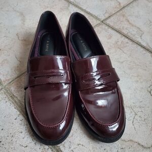 Burgundy Leather Loafers
